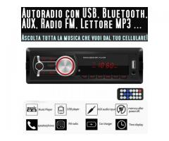 Stereo macchina Bluetooth USB AUX Radio FM SD