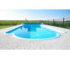 piscina in vetroresina 7,0x3,2x1,5 scale Romane direttamente dal produttore