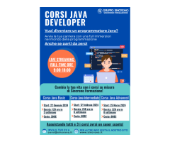 Corsi Java Developer