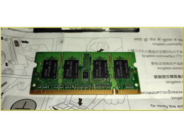 Memoria Ram Kingstone 1gb DDR2 SDRAM pc2 5300s - 2/4