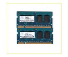 Memoria RAM Nanya 1GB 2X512MB DDR2 PC2-5300S